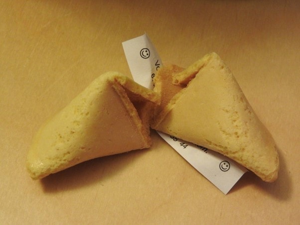 marriage proposal ideas with fortune cookie and a message inside